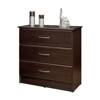 Cajonera Línea Nápoles 3 Cajones 78X80x36 Wengue Madera Moduart (2904504)