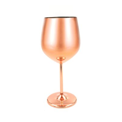 Copa Vino 16.9oz Bronce Acero MIA 9179 – Elegancia en Mesa