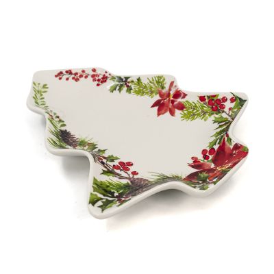 Portabocaditos Árbol Navideño 25Cm Blanco Miro (831-K006-018)