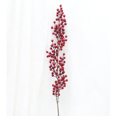 Espiga navideña de bayas tradicionales 60 cm – marca Miro