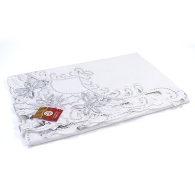 Mantel Nav. 183X137cm Silver Miro