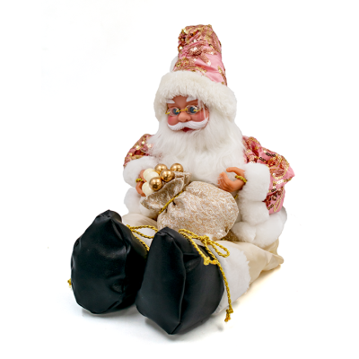 Santa decorativo 40.5 cm – Goldrose con movimiento musical Maranelo