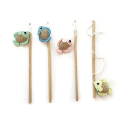 Juguete para Gato de Pescado con Varita (35Cm) M-Pet (20600399)