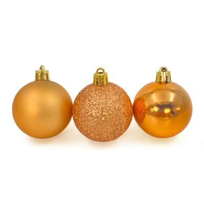 Bolas Navideñas 5Cm 20 Piezas Goldrose (Brillante, Mate, Escarchado) Miro (831-Xb006rg)
