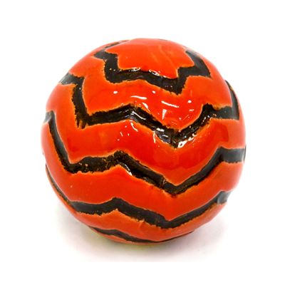Adorno Esfera 9cm Naranja/Chocolate Decore – Decoración