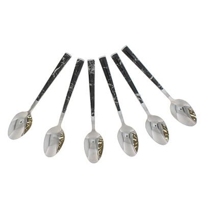 Set Cucharas Medianas 6 Piezas Royal Mango Mármol Norfolk 716-36668 – Estilo Moderno