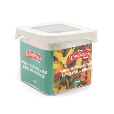 Recipiente Plástico Cuadrado 0.62L Windrose 723-02719 – Almacenamiento Práctico