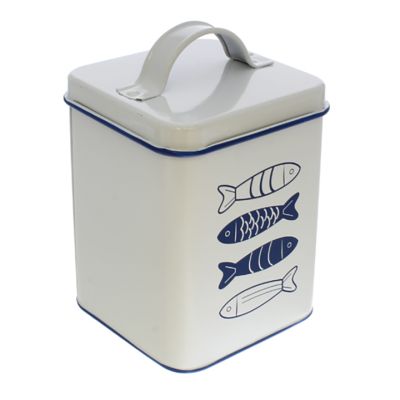 Organizador Cuadrado Fish con Tapa 10x10x13cm Life Art 739-05538 – Conservación Segura