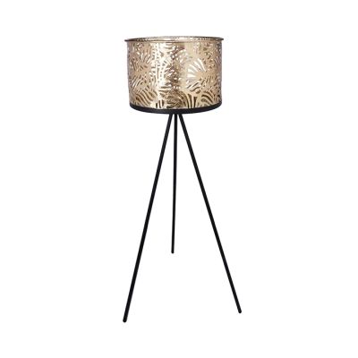 Portamaceta con Base Dorada 19x58cm Concepts