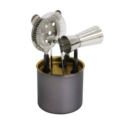 Juego Accesorios para Bar Gris 11X11x21cm Concepts (429-7300005)