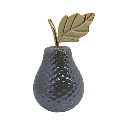 Adorno Pera Gris Oscura 12x12x17.5cm Concepts