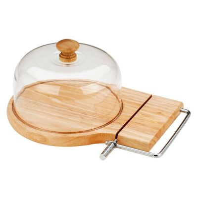 Quesera Bambú con Tapa Vidrio 2 Piezas 19x12.5x27cm Concepts 413120008 – Conservación Segura