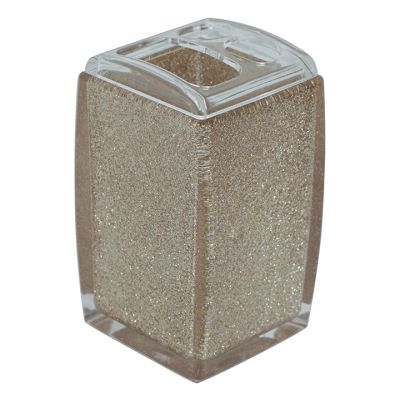 Porta cepillo dental plástico Shimmer Gold Noritex