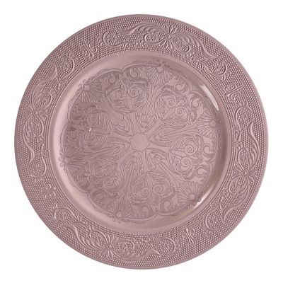 Plato Base Plástico Redondo 33x2cm Palo Rosa Noritex 420-473202 – Estilo Elegante