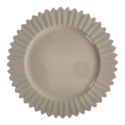 Plato Base Plástico Redondo 32x2cm Crema Noritex 420-473219 – Estilo Clásico