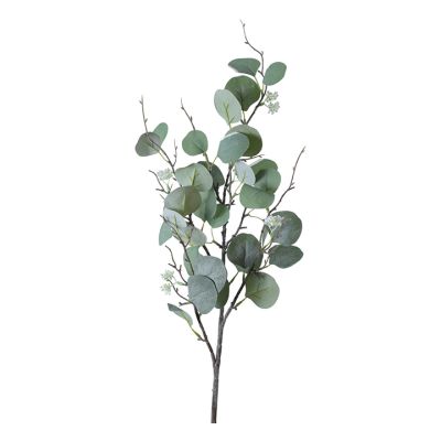 Rama Artificial Hojas Eucalipto Verde 90cm NX