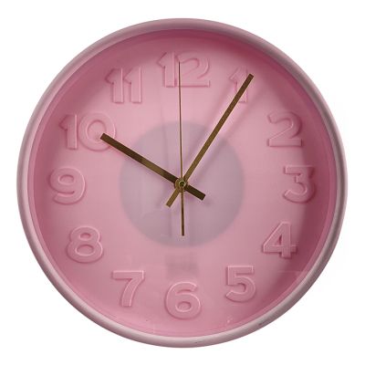 Reloj de Pared Rosado 30cm Noritex