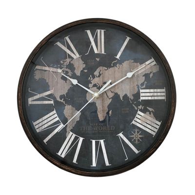 Reloj de Pared Mapamundi 30.5cm Concepts