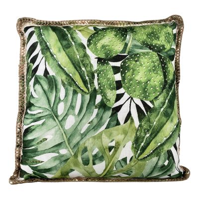 Cojín Playa Hojas Verdes 45x45cm Concepts
