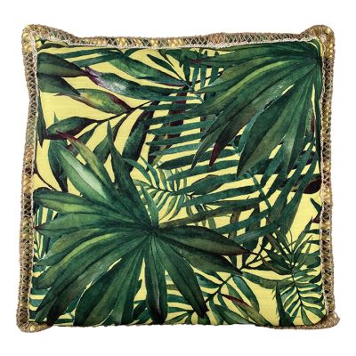 Cojín Playa Hojas Verdes 45x45cm 450g Concepts