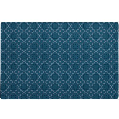 Alfombra Entrada Poliéster Azul 40x60cm Concepts