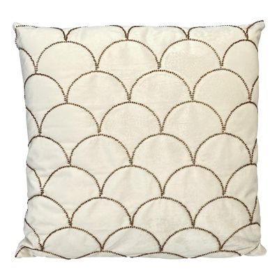 Cojín Champagne Ondas Doradas 45x45cm Concepts