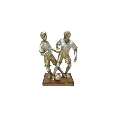 Adorno Futbolistas Plata 16x9x24cm Concepts