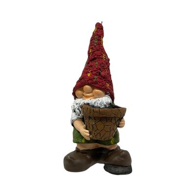 Adorno Gnomo con Balde 27x25x56cm Concepts – Jardín