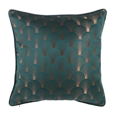 Forro Cojín Verde Jacquard 45x45cm Concepts – Decoración