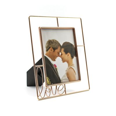 Portarretrato Love Dorado 17x22cm Concepts