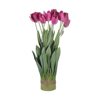 Flores Artificiales Tulipán Fucsia 62cm Concepts