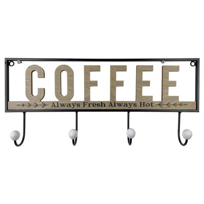 Colgador de Pared Decor Coffee 50x22cm Concepts