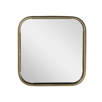 Espejo de Pared Cuadrado Dorado 30x30cm Concepts