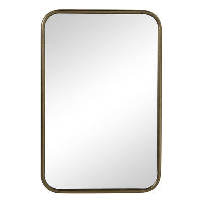 Espejo de Pared Rectangular Dorado 40x60cm Concepts