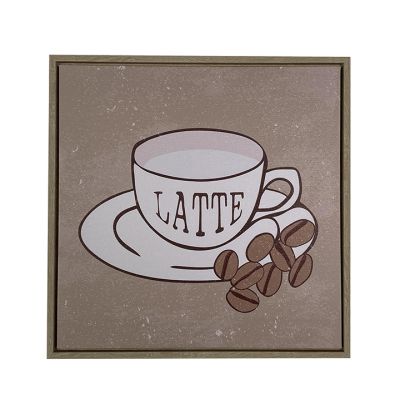 Cuadro Decorativo Coffee Latte 35x35cm NX