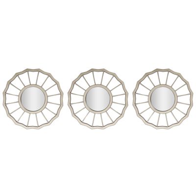 Juego Espejos Redondos 3 Piezas 25cm Concepts