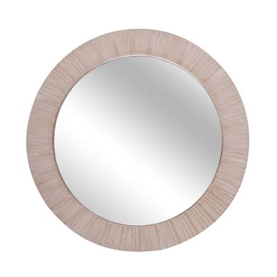 Espejo Decorativo Redondo Natural 51cm Concepts