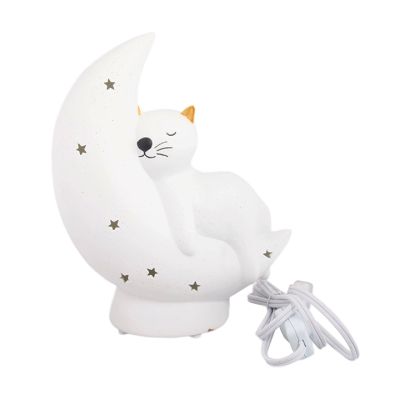 Lámpara de Mesa Infantil Gato Dormilón E27 NX