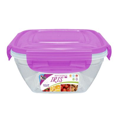 Repostero Plástico Cuadrado 0.9L Iris Violeta Pica 9000002254 – Conservación Segura