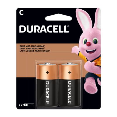 Pila Alcalina C X2 Duracell (89803003)