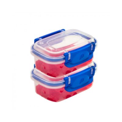 Repostero Plástico Rectangular 0.2L Clipnlock Polimes CA02TL – Almacenamiento Compacto