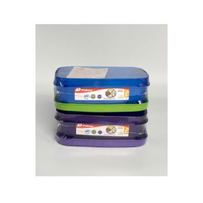 Repostero Plástico Rectangular 1L con 2 Divisiones Premium Polimes LS01E – Conservación Práctica
