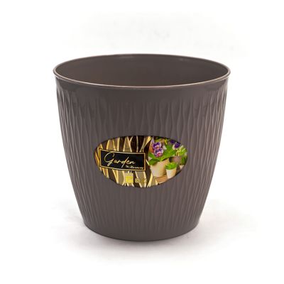 Macetero Plástico Taupe Plapasa (420Ta)
