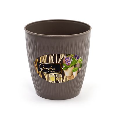 Macetero Plástico Taupe Plapasa (421Ta)