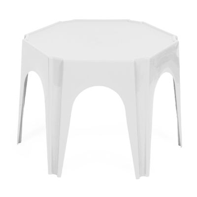 Mesa Hexagonal Blanca Plástica Plapasa