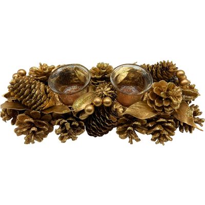 Portavelas Navideño 31X14x8.5Cm Santini (140-0500170)