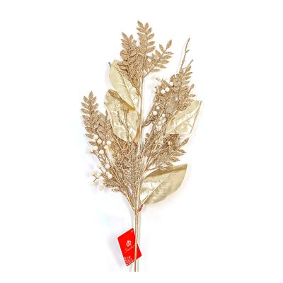 Espiga Navideña Champagne 80cm Santini 2200770 – Estilo Sofisticado