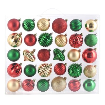 Set Bolas Navideñas 30 Piezas Surtidas Santini (130-2501254)