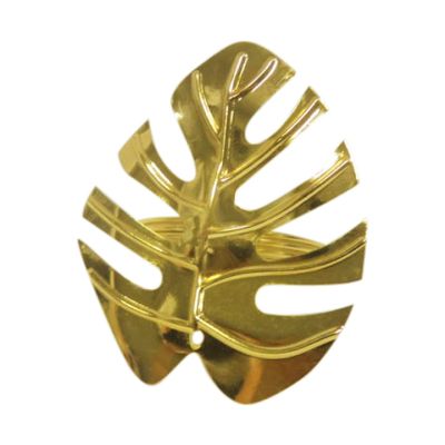 Set Aros Servilleta 6 Piezas Hoja Santini 3300417 – Estilo Natural