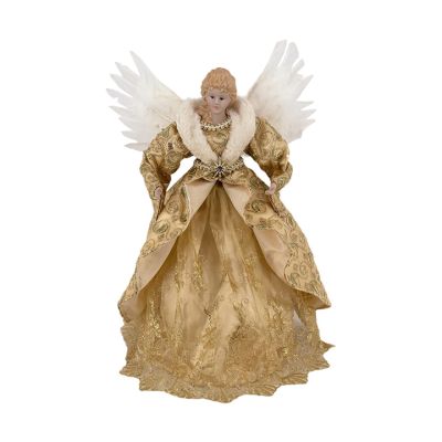 Ángel Decorativo Dorado 40.5cm Santini 4502450 – Estilo Elegante